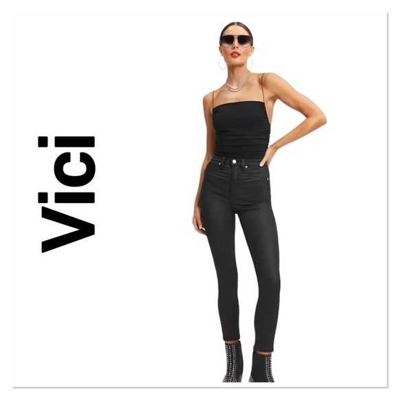 VICI Black Brooke High Rise Stretch Crop Skinny Jeans size 29 New with tags - Picture 1 of 11